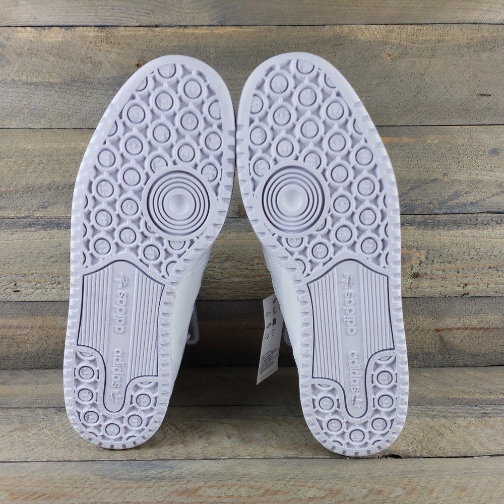 adidas Men's Forum Mid Leather upper Shoes Sneakers White - Picture 5 of 11